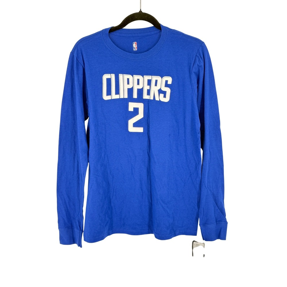 NBA New Los Angeles Clippers Kawhi Leonard 2 Long Sleeve Shirt Kids XL 18/20